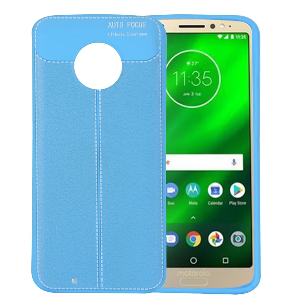 Чехол KISS в деловом стиле кожаный чехол для телефона Motorola MOTO G5S с узором Личи G6 Plus