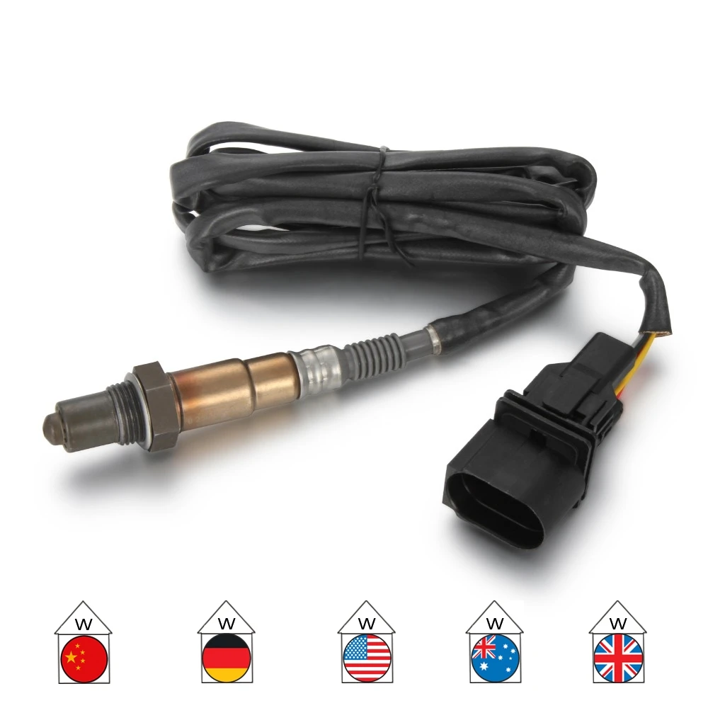 Автомобильный кислородный датчик LAMBDASONDE для Audi A3 A4 A8 Seat Skoda VolksWagen Bora Polo Passat 0258007351
