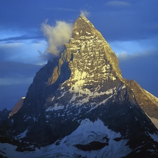 Matterhorn Mountain At Sunrise Close Up плакат печать (24x38)|Таблички и знаки| |