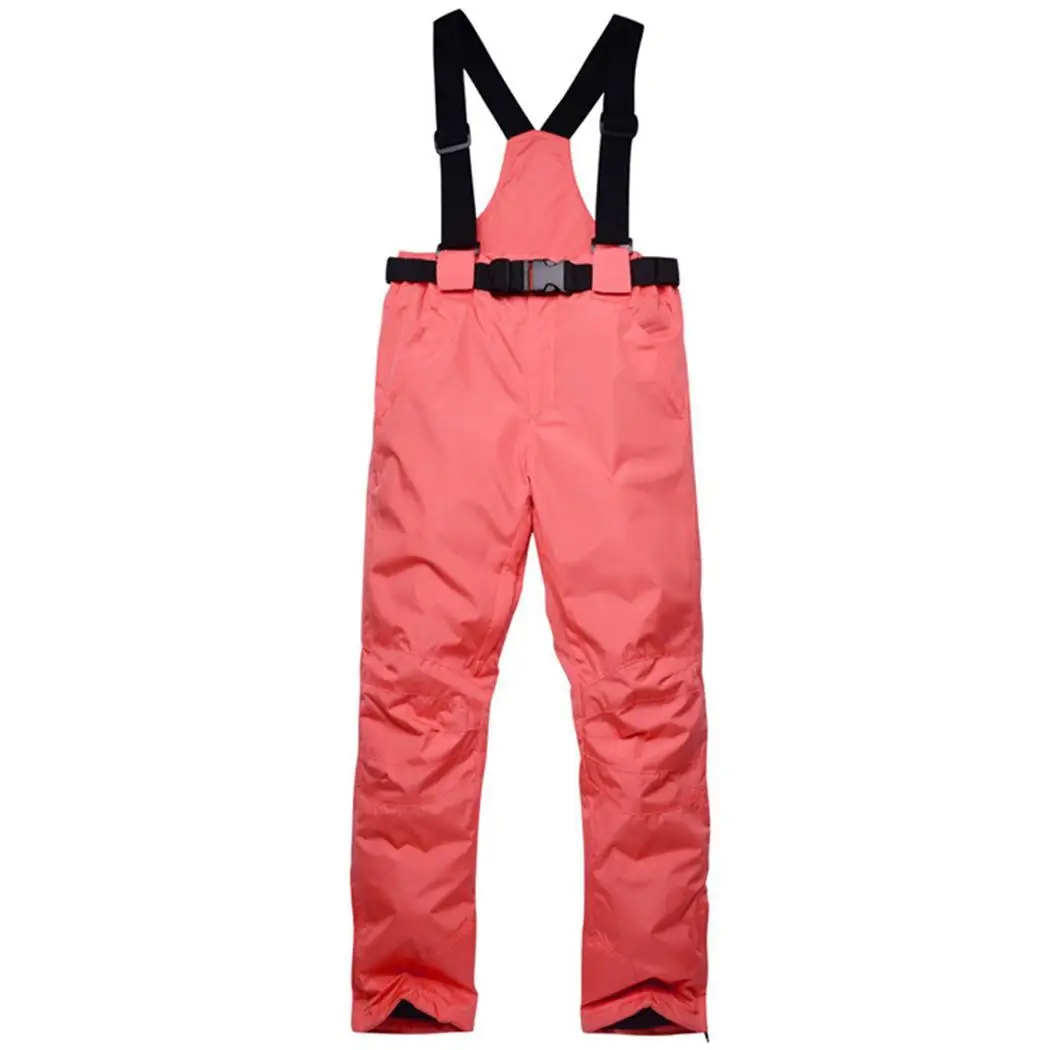 Men Casual Solid Waterproof Breathable Warm Suspenders Ski Autumn Winter Pants | Спорт и развлечения