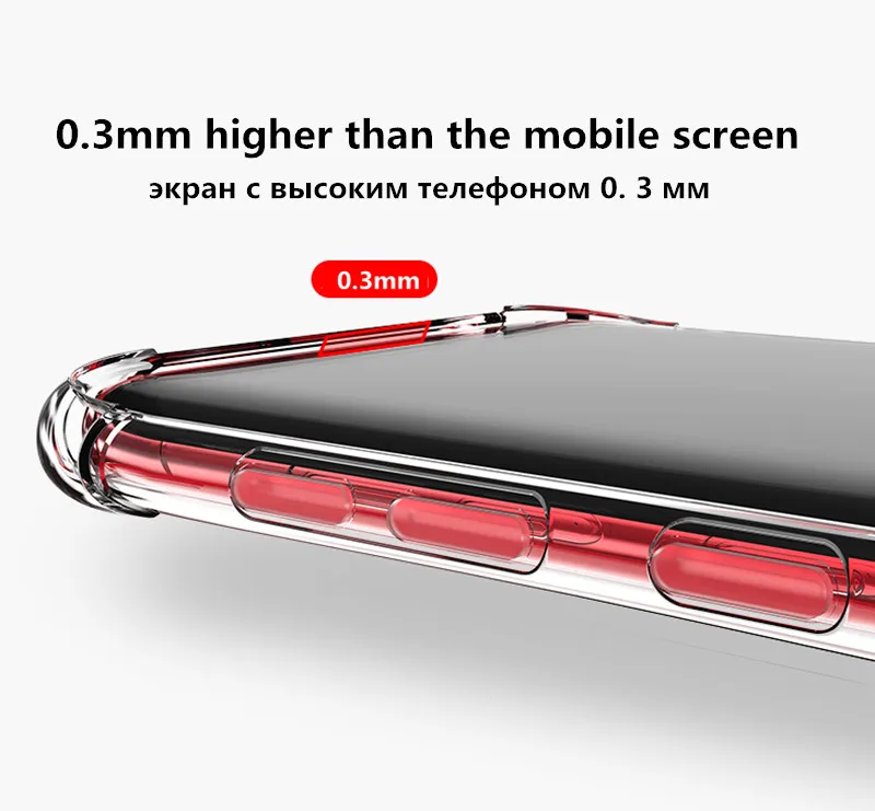 Противоударный прозрачный силиконовый кейс для samsung Galaxy S10 lite plus M10 A10 M20 M30 A30 A8S A6S A8
