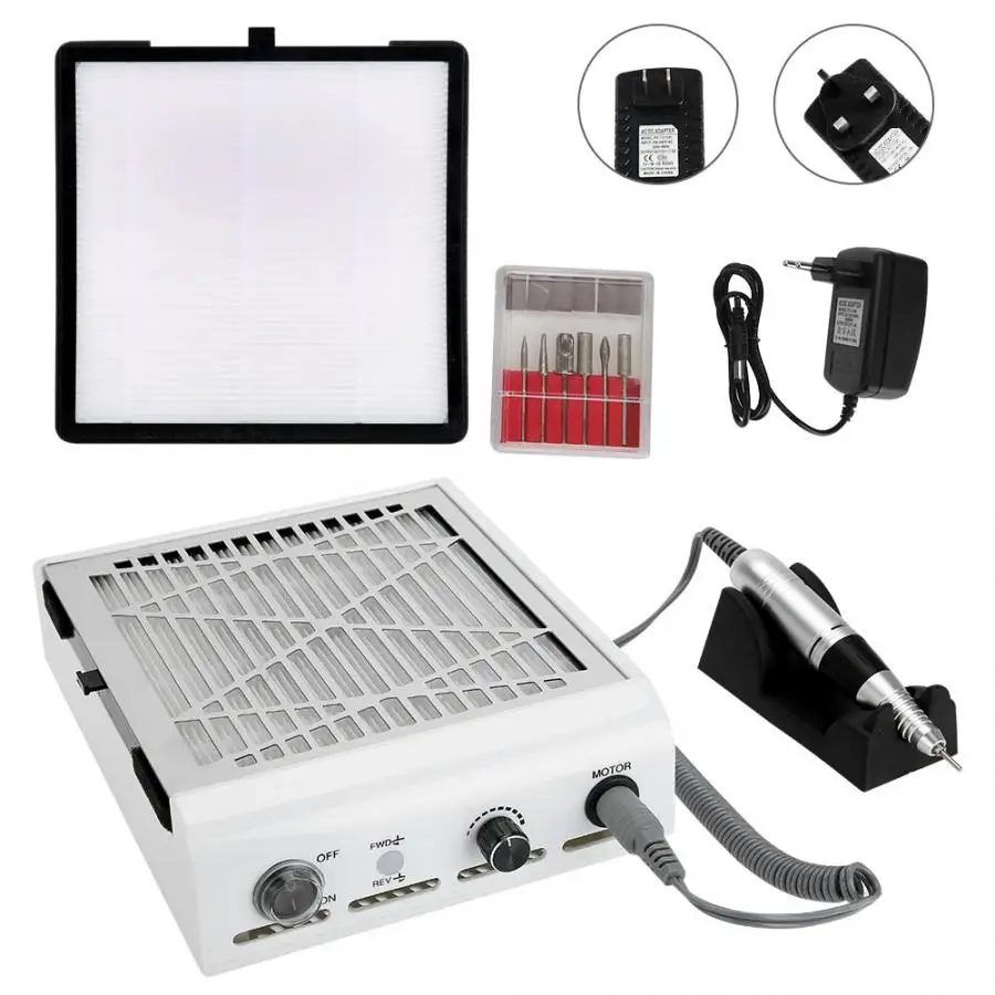 Manicure Vacuum Cleaner Nail Dust Collector Strong Nails Machine Original Screen Plate Suction | Красота и здоровье