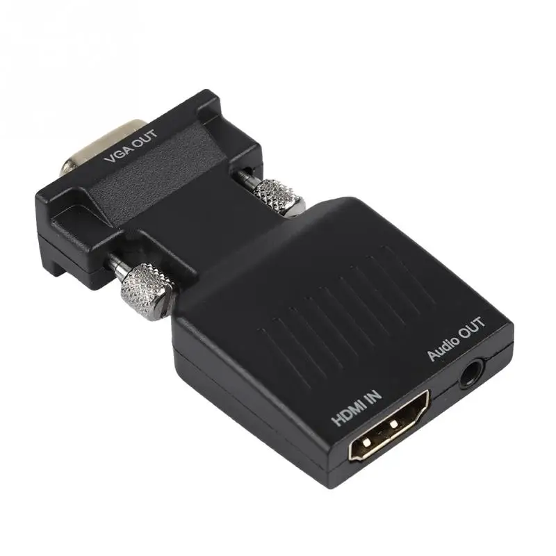 1080P HDMI мама к VGA папа с аудио выход конвертер адаптер Plug and Play |