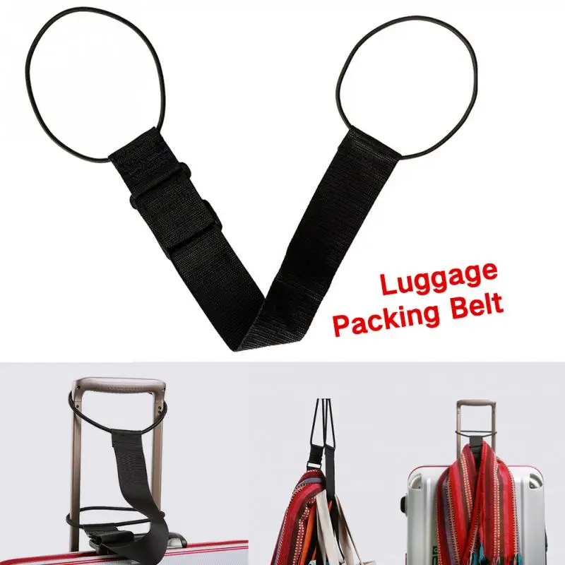 Прочный Черный дорожный нейлоновый портативный багажный ремень упаковка