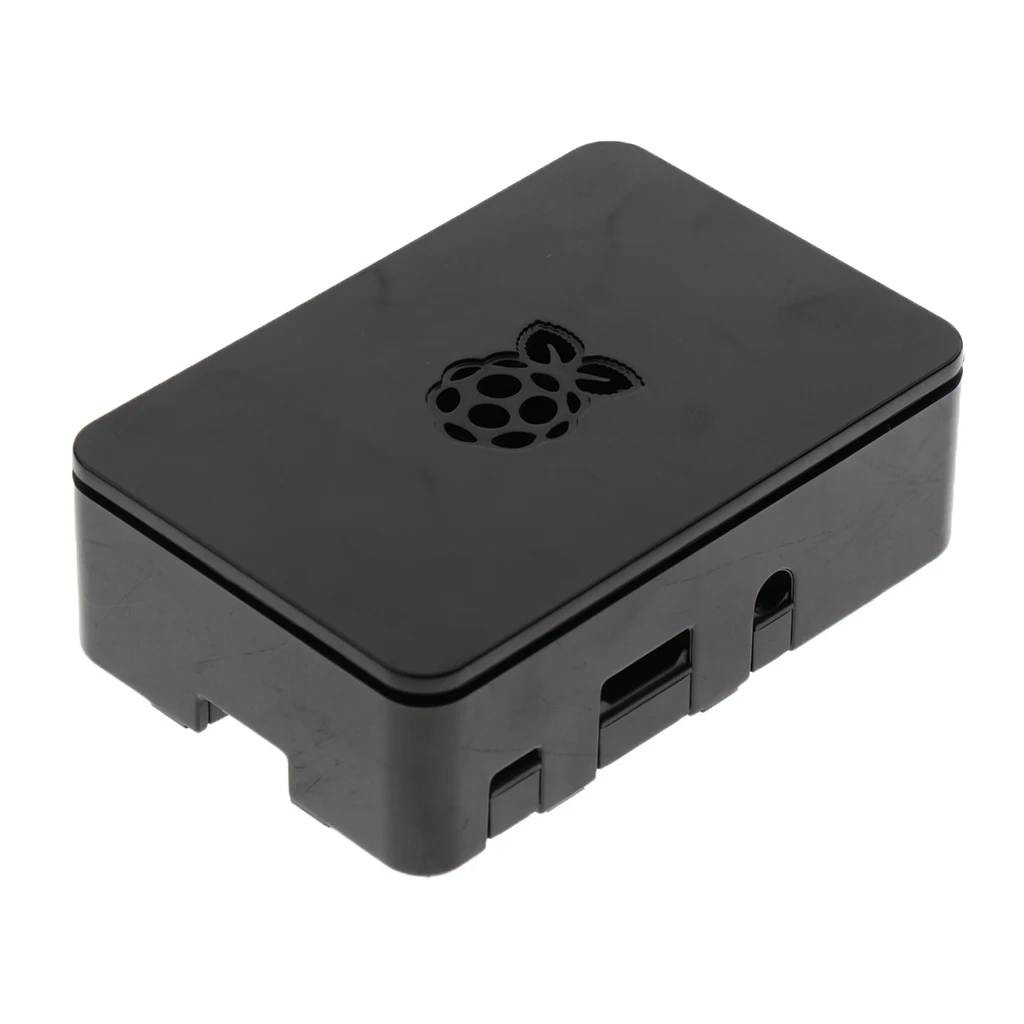 Защитный чехол/коробка/корпус для Raspberry Pi Модель B/B +/2/3 черный|Корпуса