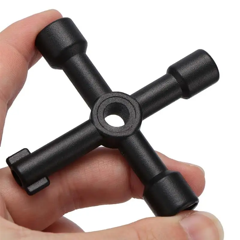

Youool Zinc Alloy 4-Way Multi-Functional Utilities Key for Electric Water Gas Meter Box Cupboard Cabinet Opening Key 1Pc