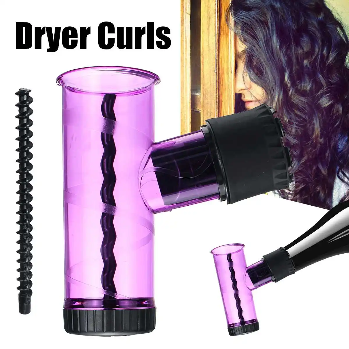 Диффузор для волос салон Magic Hair Roller сушильная крышка фен завивки распылителя