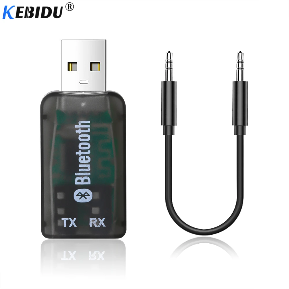 KEBIDU беспроводной usb адаптер Bluetooth 4 2 приемник передатчик Ключ Музыка Звуковой для