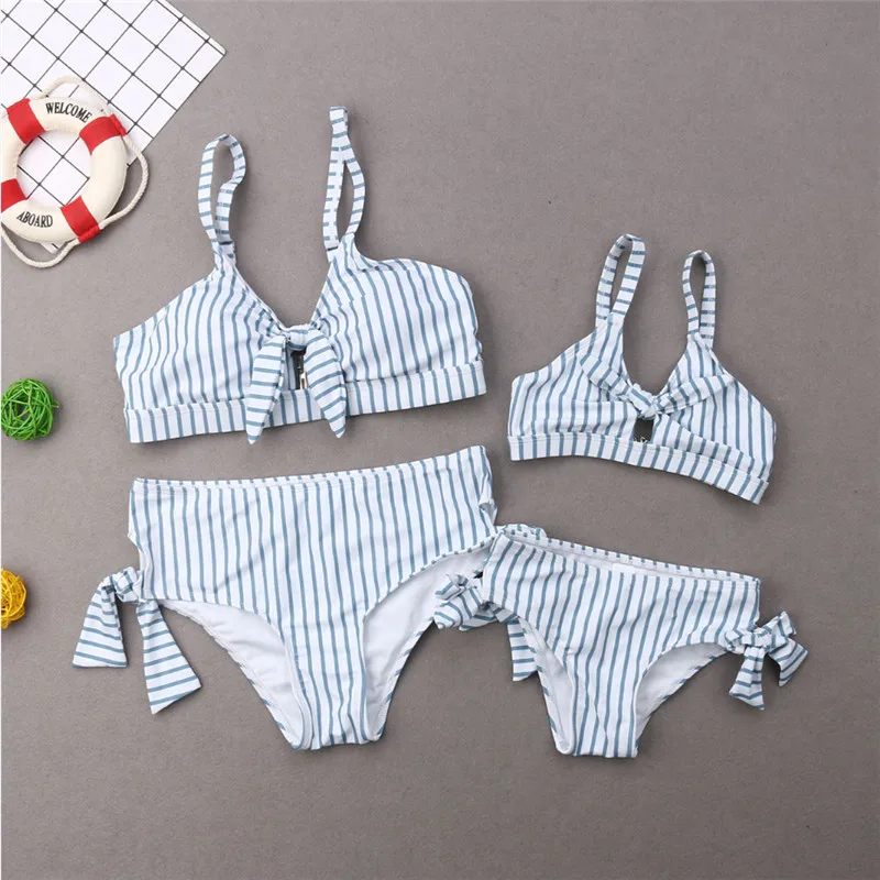 Повседневная летняя пляжная одежда для всей семьи наборы пляжной одежды в