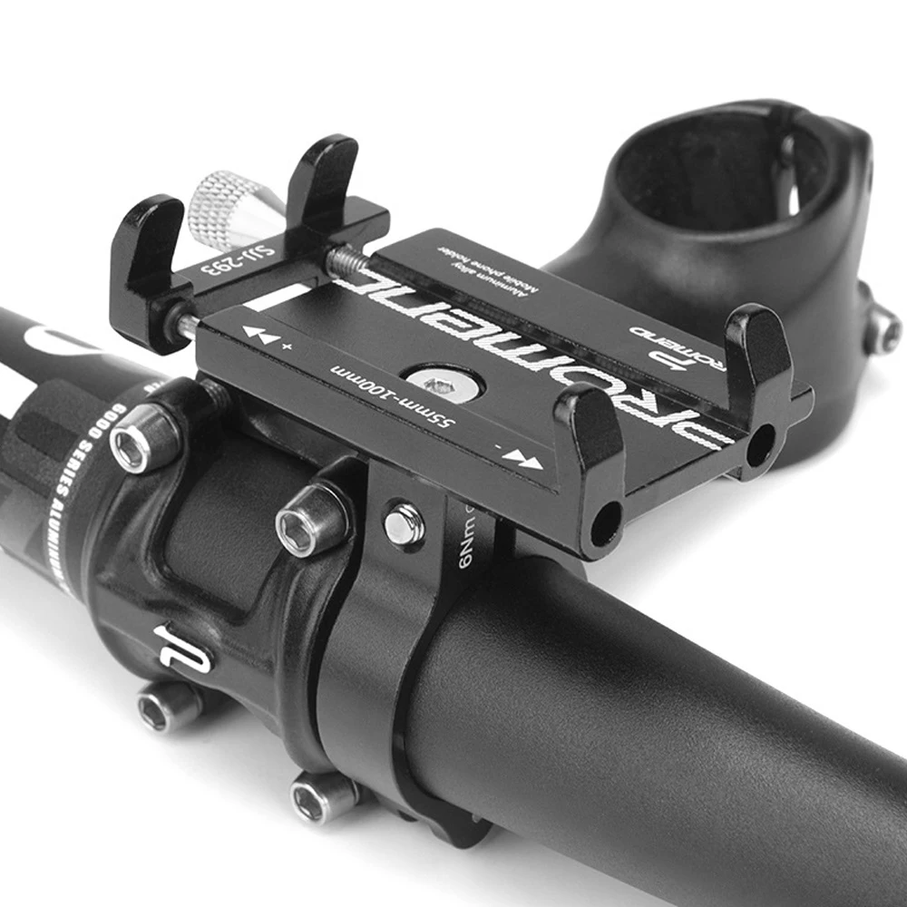 Регулируемый алюминиевый держатель для телефона Promend подставка руля велосипеда