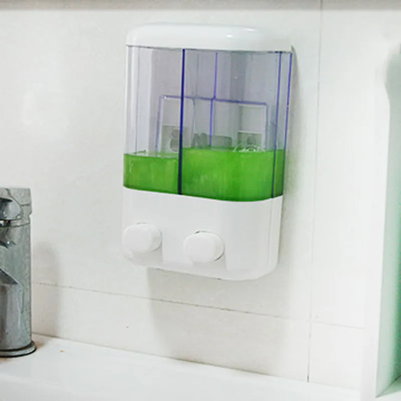 Настенный Ванная комната душ насос шампунь дозатор жидких прочный мыло