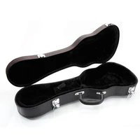 21 python pattern soprano ukulele carrying case portable black leather 21 inch hawaii 4 strings guitar gig bag
