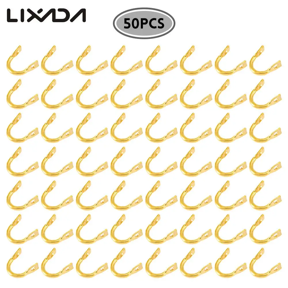 Lixada 50 шт./лот легок Спиннер кливленс из нержавеющей стали DIY рыболовные приманки