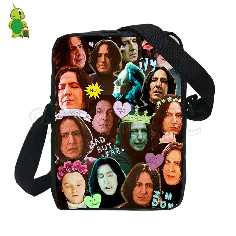 Сумки через плечо Hogwarts Severus Snape мини сумки мессенджеры для мальчиков и девочек