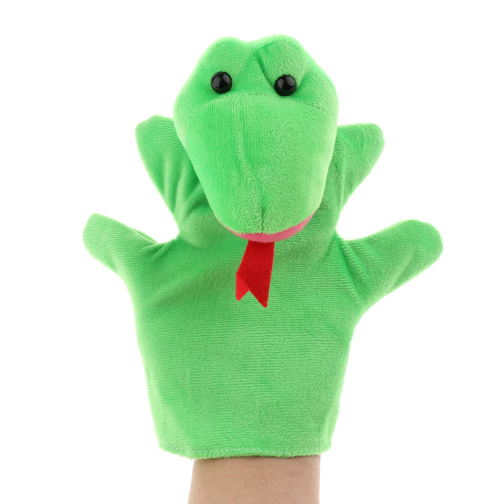 11 Kinds Big Hand Puppet Animal Plush Doll 9 Inch Soft Puppets Imaginative Play Toy Kids Adults Party Favors Birthday Gift | Игрушки и