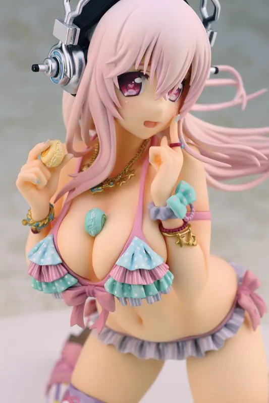 Супер Sonico с башней макарон суперзвуковой купальник бикини из ПВХ сексуальные