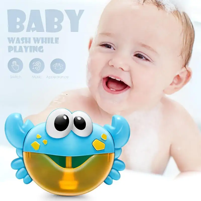 Открытый крабы мыльных пузырей детские игрушки для ванной Bubble Maker ванна купания