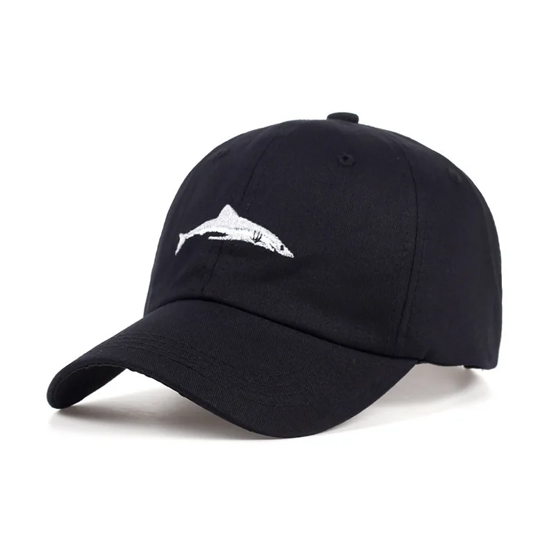 2019 новый 100% тертые хлопковые Casquette Бейсбол шапки Для мужчин Шапки Акула шляпа c