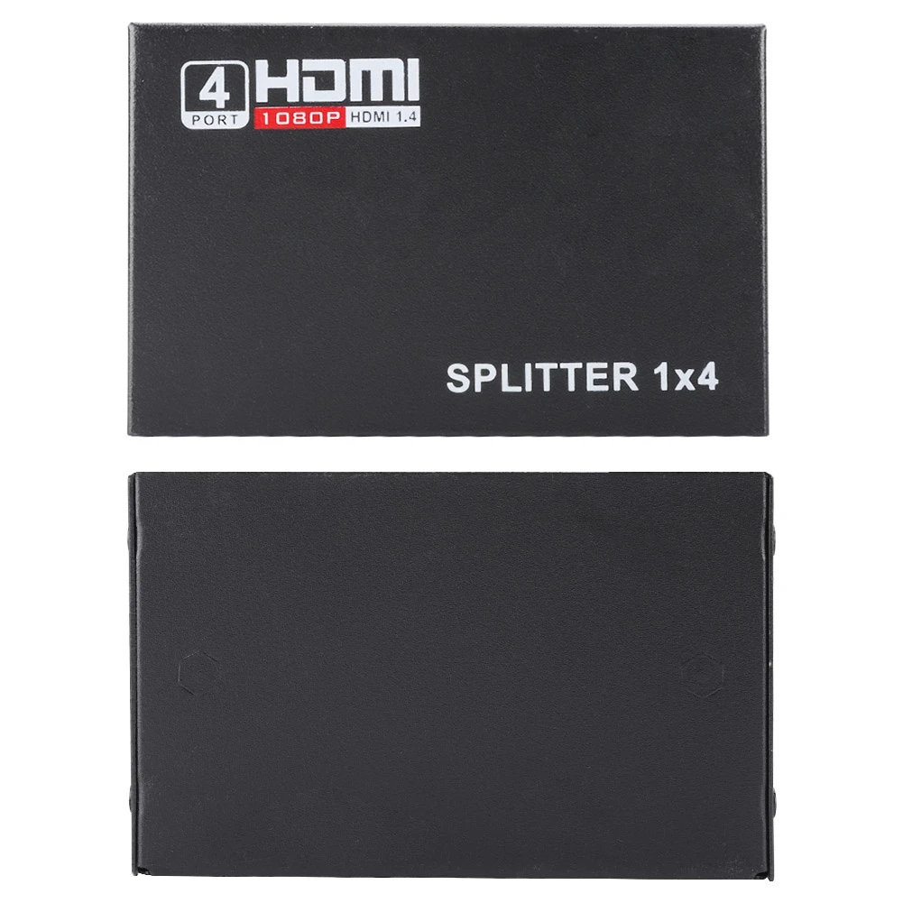 HD сплиттер концентратор 1 вход 4 выхода HDMI кроссовер конвертер адаптер 100-240 в