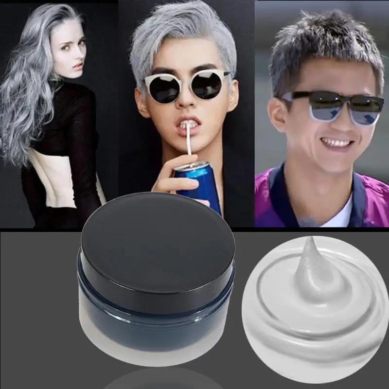 Одноразовая Восковая краска для волос 100 мл одноразовая паста укладки воск крем 5