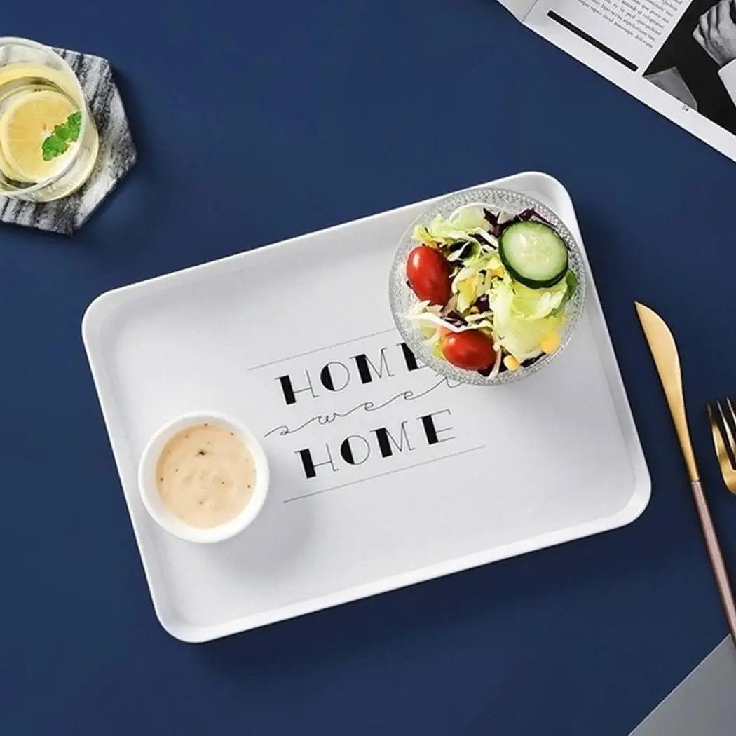 Простой поднос для хранения тарелок ресторана кухни гостиной фруктовые тарелки