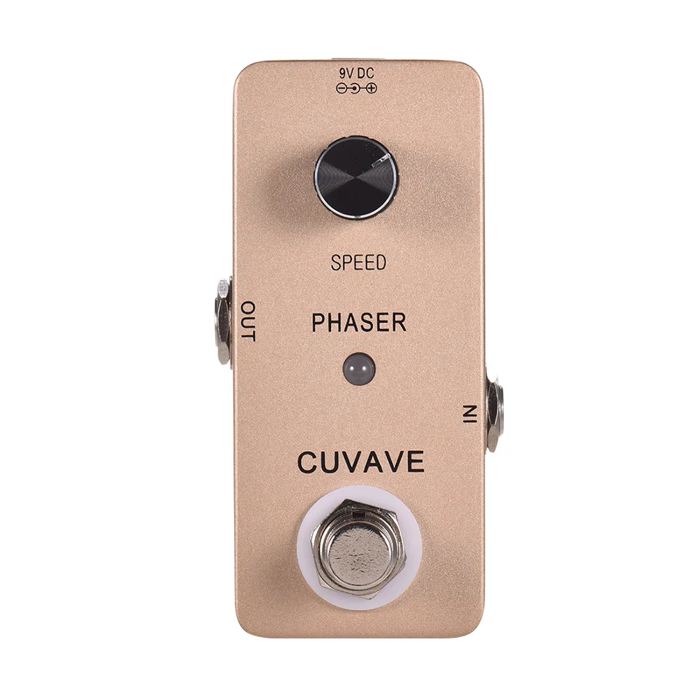 CUVAVE PHASER Analog Phase Guitar Effect Pedal Zinc Alloy Shell True Bypass