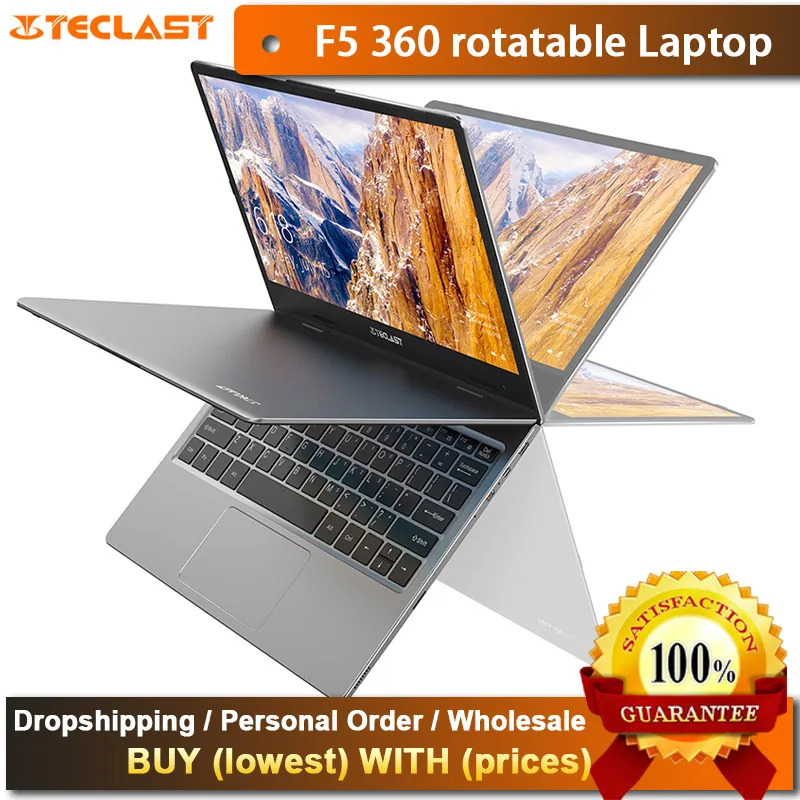 Teclast F5 360 Вращающийся ноутбука 11 6 &quotwindows10 Intel Близнецы озеро N4100 4 ядра 8 ГБ