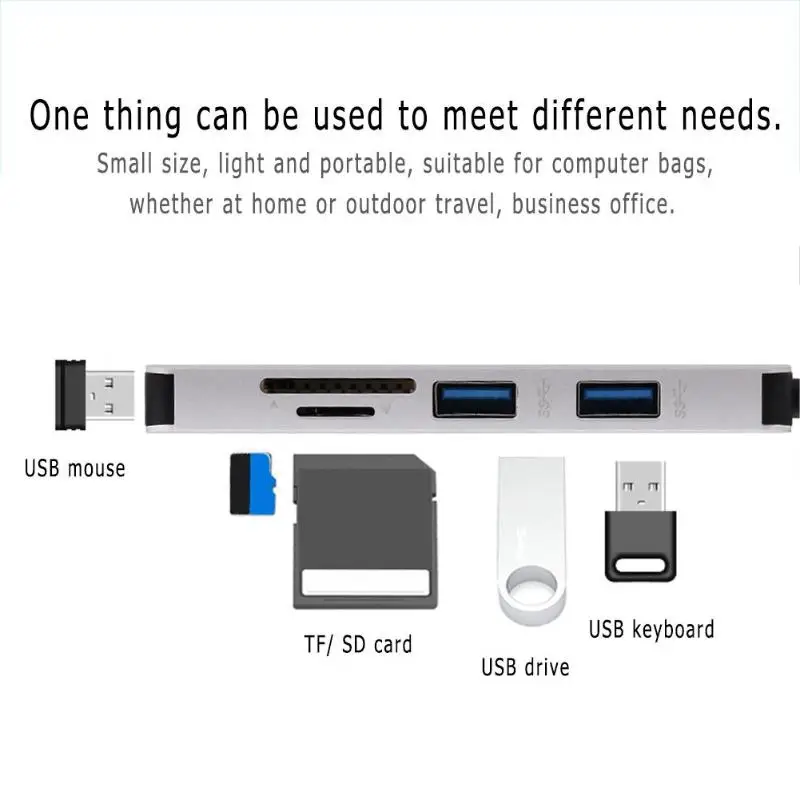 Usb type C концентратор до 3 портов USB 0 SD/TF кард ридер адаптер кабель|USB-хабы| |