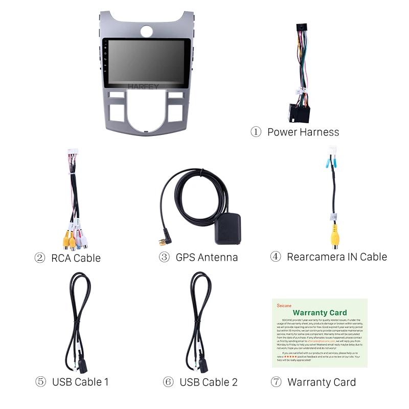 Harfey 2Din Android 8 1/9 1 HD 9 &quotавтомобильное радио 4 ядра 2 + 32G GPS мультимедийный плеер