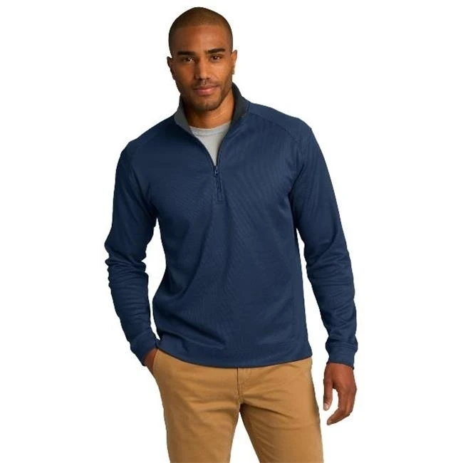 Порты и разъёмы Authority K805 Mens Vertical текстуры 1 4-Zip пуловер Regatta синий серый чугун-2XL |
