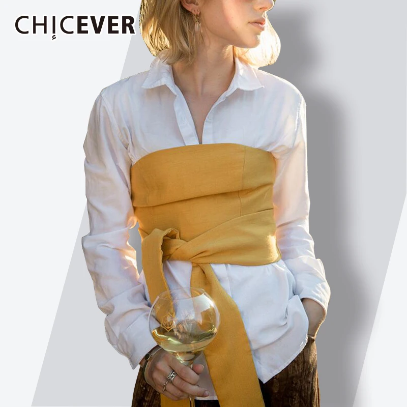 CHICEVER 2019 весна лето бюстье женские без бретелек на молнии сексуальные корсеты