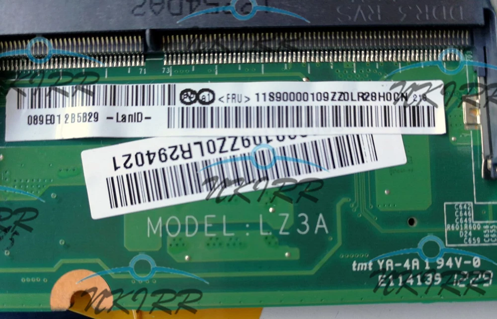 100% Высококачественная Рабочая материнская плата DALZ3AMB8E0 REV: E LZ3A PGA989 GT630M/GT635M 2G DDR3 I3 I5
