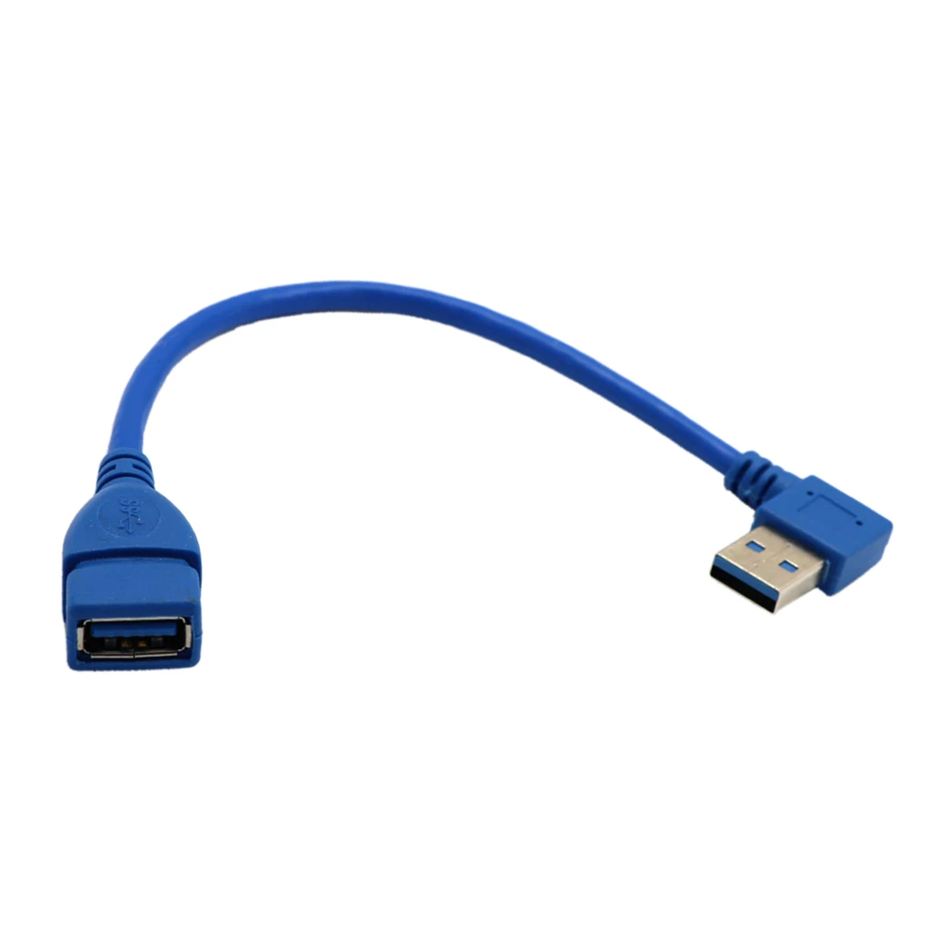 Удлинительный Кабель USB 3 0 типа A с левым углом 90 градусов | Компьютеры и офис