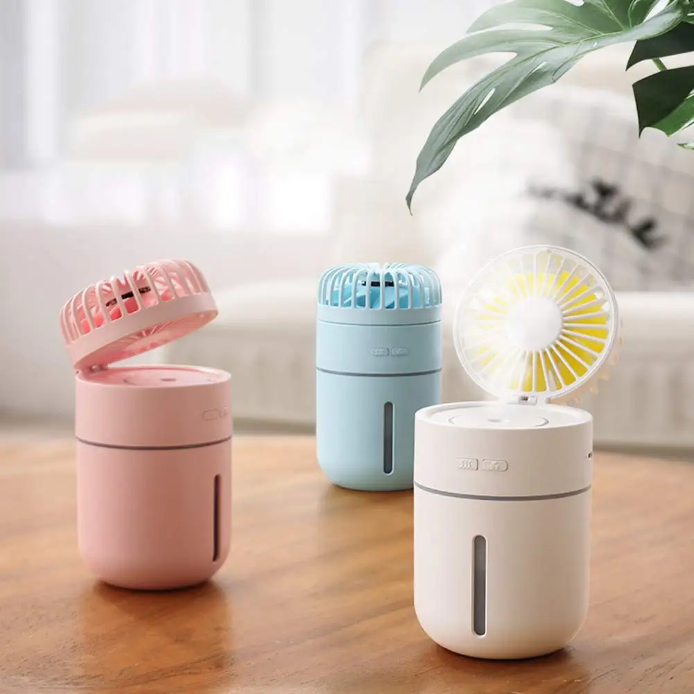 Mini Usb Handheld Humidifier Mist Water Spray Air Conditioning Moisturizing Fan Portable Face Misting Fa | Бытовая техника