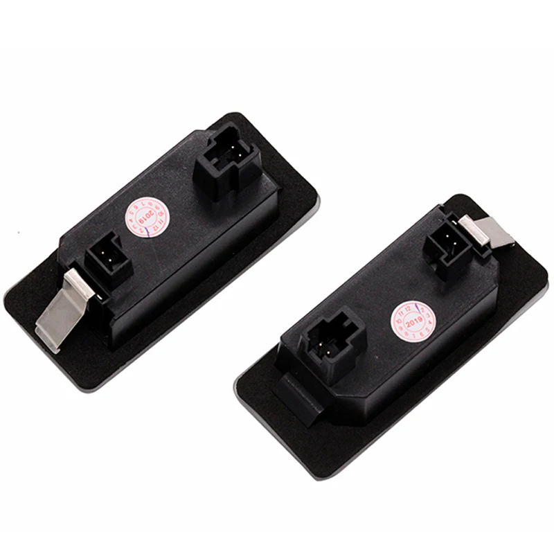 

SUNKIA 2PCS/set LED Car License Lamp for Skoda Rapid /Octavia III 5e5 24# high quality SMD LED External Canbus controller