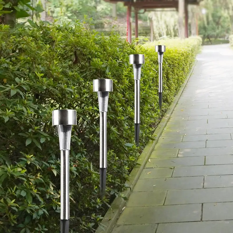 

Stainless Steel LED Solar Lawn Light For Garden Decorative Solar Power Outdoor Waterproof IP65 Lamp