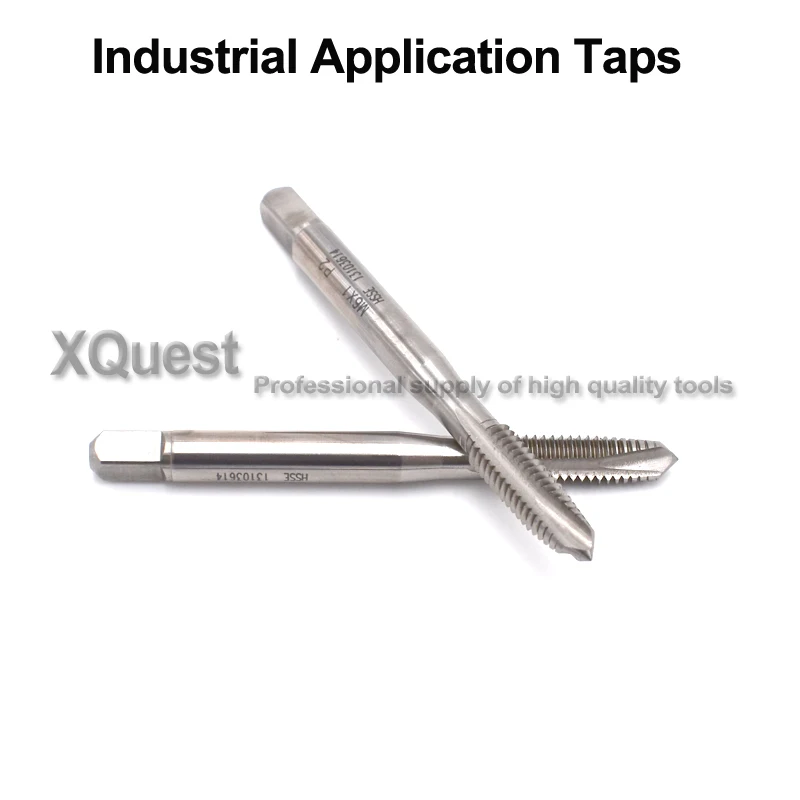 2 шт. XQuest HSSE Sipral Point tap M3.5 M4 M4.5 M5 M5.5 M6 метрический винтовой станок спиральные