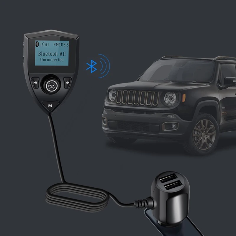 Bluetooth автомобильный радиочастотный передатчик модулятор Автомобильный MP3-плеер