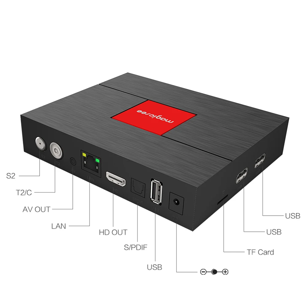 ТВ-приставка Magicsee C400 Plus Android 7 1 Dual Wifi Amlogic S912 четырехъядерный 3G + 32G Smart TV Box с HD 4K