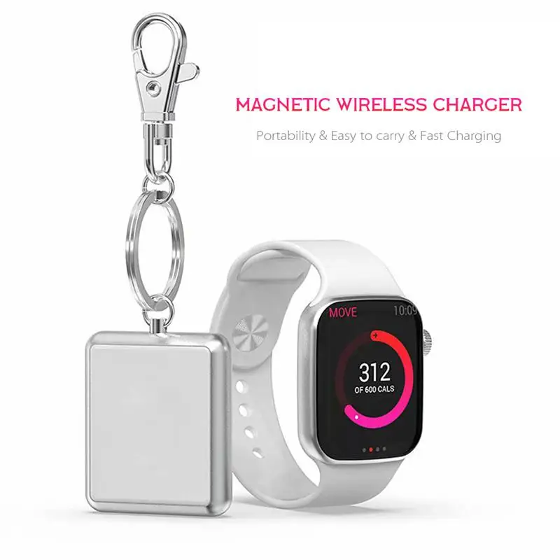 Портативное магнитное зарядное устройство для Apple Watch USB Беспроводная зарядка iWatch