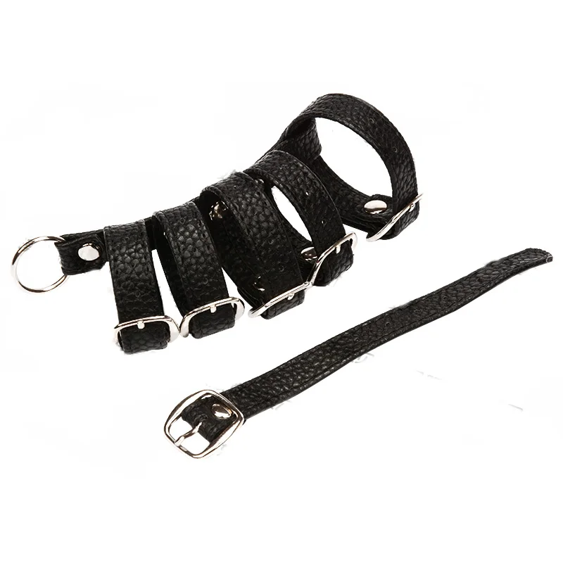 Кожаное кольцо для члена рукав пениса мужское с задержкой преждевременной