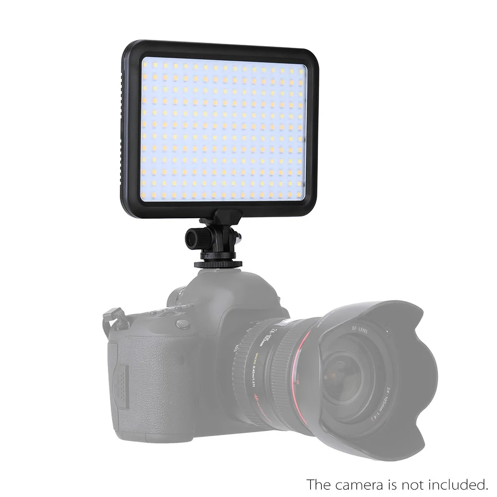 

Triopo TTV-204 LED Video Light Camera Video Light Lamp for Canon Nikon DSLR Camera Camcorder for Sony NP-F NP-FM NP-H Battery