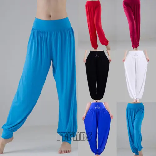 New Style Women High Waist Athletic Harem Pant Baggy Bloom Pants Lantern Stretch Lady Casual Comfy Plus Size M L XL 2XL 3XL | Женская