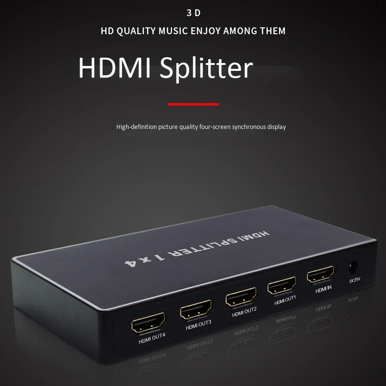 4 порта Hdmi коммутатор 2 0 сплиттер 30 Гц 3D 1080P Full Hd 1 вход выхода поддержка 4K x 2K