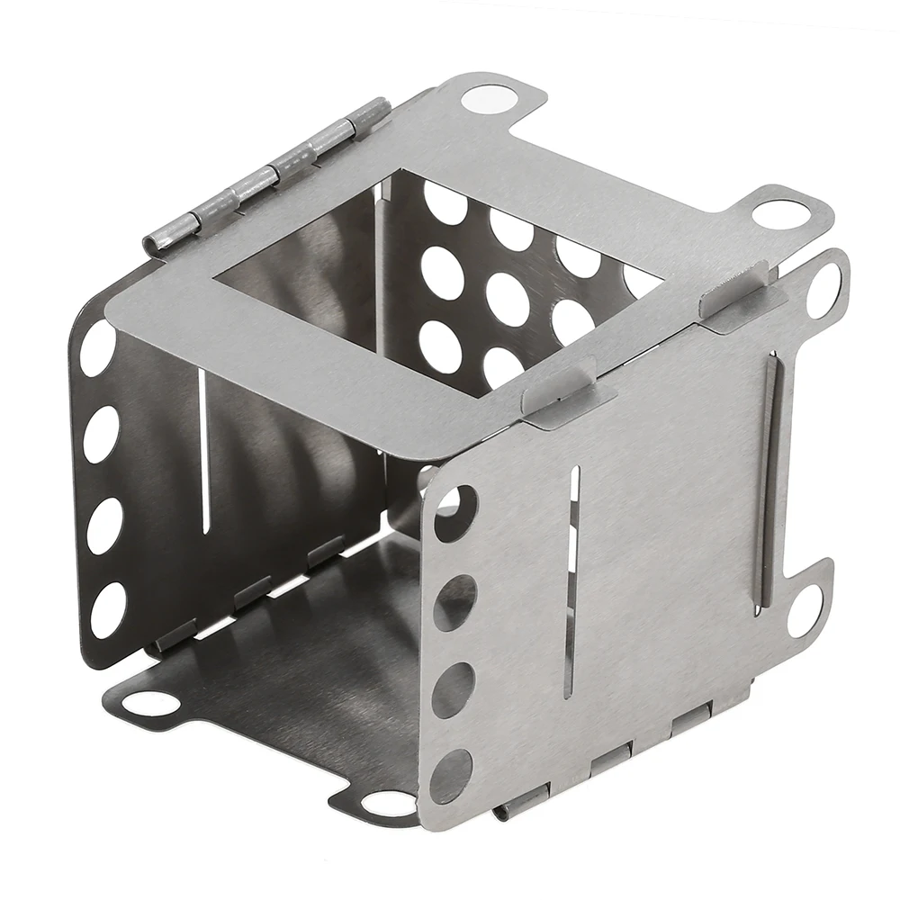 

Lixada уличная походная плита Сверхлегкая титана деревянная плита портативная складная деревянная плита карманная горелка для приготовления...