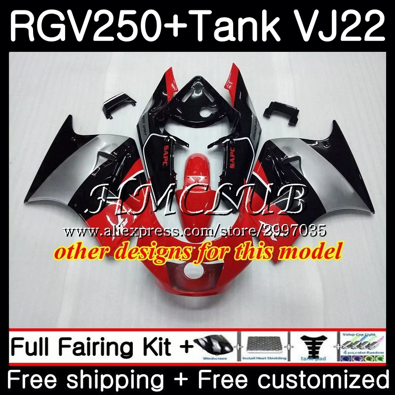 + Бак для SUZUKI RGV250 1990 1991 1992 1993 1994 1995 1996 42HC.0 RGV 250 VJ22 RGV-250 90 91 92 94 95 96 обтекатель Lucky Strike |