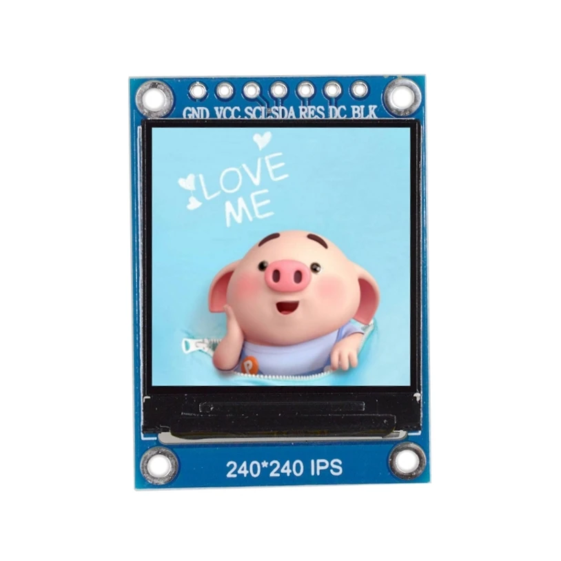 GREAT IT TFT дисплей 0 96/1 3 дюйма IPS 7P SPI HD 65K полноцветный ЖК модуль ST7735 Drive IC 80*160 (не OLED)