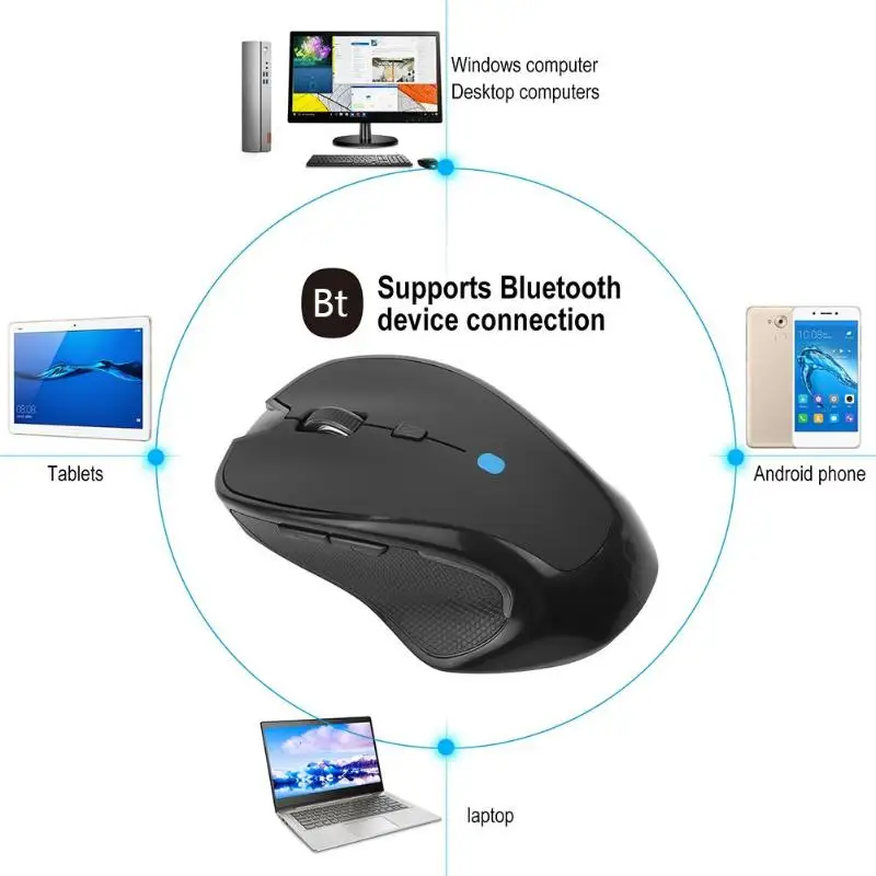 VODOOL Bluetooth 3 0 1000 1600CPI Беспроводная игровая мышь компьютерная офисная домашняя для