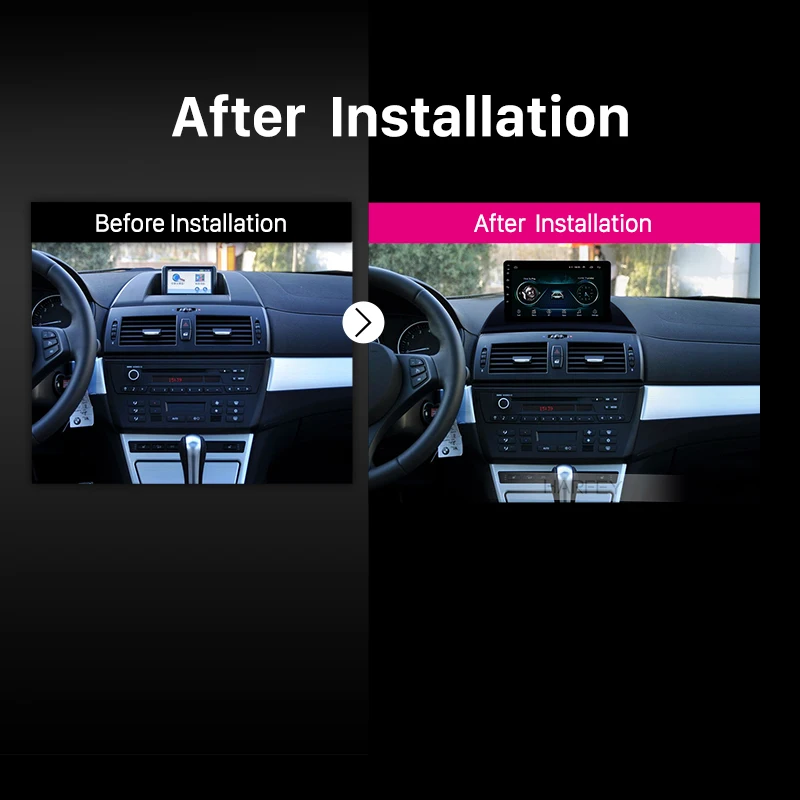 Головное устройство плеер Harfey Android 8 1 9 дюймов GPS для BMW X3 E83 2.0i 2.5i 2.5si 3.0i 3.0si 2.0d