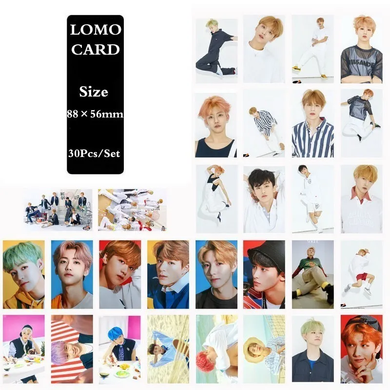 30 шт. KPOP NCT альбом мечты мы поднимаем фото карты постер ломо самодельные бумажные